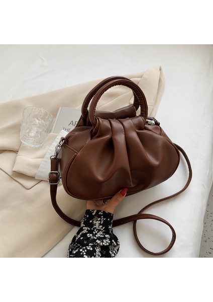 Bulut Retro Koltuk Altı Çantası Tek Omuz Messenger Kadın Çantası (Yurt Dışından)