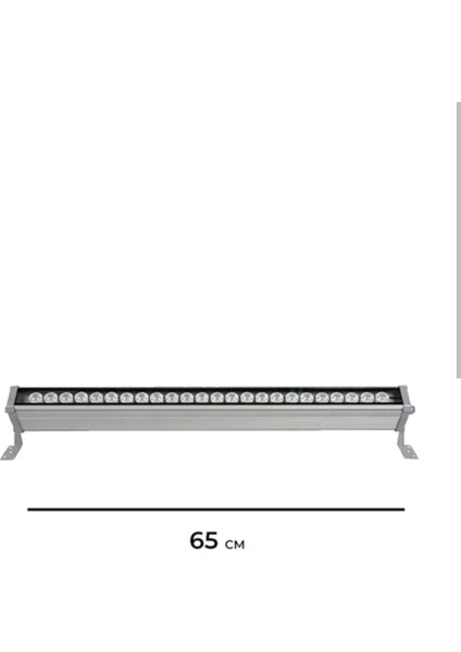 65 cm LED Dış Mekan Duvar Ağac Cami Bina Cephe Boyama Wallwasher Armatür Yeşil Su Geçirmez IP65