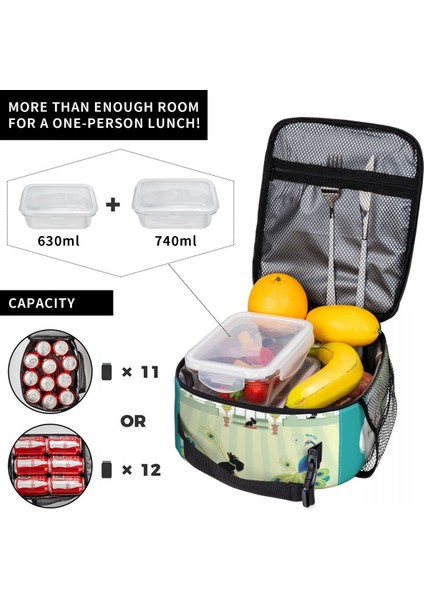 No.1 Stili 21X11X26CM Scotties ve Tavus Kuşu Yeniden Kullanılabilir Öğle Yemeği Kutusu Sızdırmaz Iskoç Terrier Köpek Termal Soğutucu Gıda Yalıtımlı Öğle Yemeği Çantası Ofis Çalışması (Yurt Dışından) modelleri