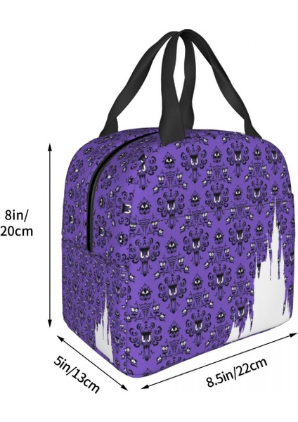 No.2 Tarzı 22X20X13CM Sihirli Kale Perili Köşk Yalıtımlı Öğle Yemeği Çantası Cadılar Bayramı Hayalet Termal Soğutucu Yemek Kabı Kadınlar Için Okul Çocukları Gıda Torbaları (Yurt Dışından) fırsatları