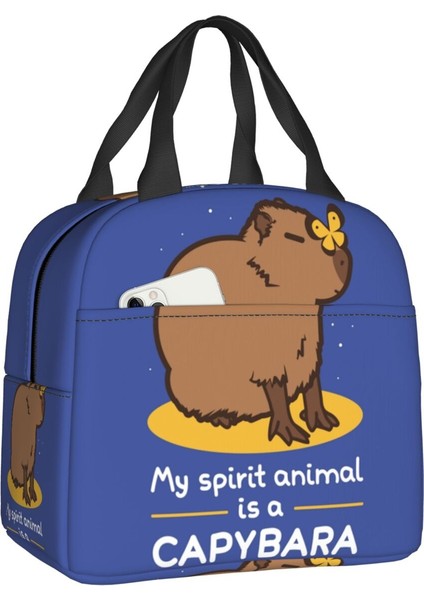 No.8 Tarzı 22X20X13CM My Spirit Animal, Kadınlar Için Kapibara Yalıtımlı Öğle Yemeği Çantası Su Geçirmez Hayvan Pet Termal Soğutucu Bento Kutusu Çocuklar Okul Çocukları (Yurt Dışından)