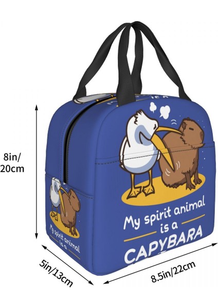 No.8 Tarzı 22X20X13CM My Spirit Animal, Kadınlar Için Kapibara Yalıtımlı Öğle Yemeği Çantası Su Geçirmez Hayvan Pet Termal Soğutucu Bento Kutusu Çocuklar Okul Çocukları (Yurt Dışından) indirimleri