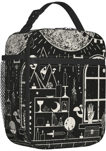 No.15 Tarzı 21X11X26CM Baykuş Uçuş Tote Çanta Yalıtımlı Öğle Yemeği Çantası Kadınlar Için Taşınabilir Cadı Sihirli Soğutucu Termal Bento Kutusu Çocuklar Okul Çocukları (Yurt Dışından)