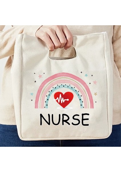 5HEMŞIRE011 Tarzı Moda Kadın Çanta Öğle Yemeği Yalıtım Gıda Torbaları Yalıtımlı Termal Gıda Öğle Yemeği Çantaları Kadın Çocuk Erkek Soğutucu Bez Çantalar (Yurt Dışından) modelleri