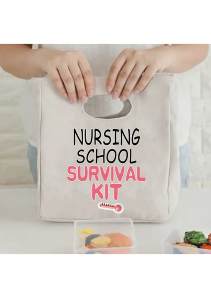 5HEMŞIRE011 Tarzı Moda Kadın Çanta Öğle Yemeği Yalıtım Gıda Torbaları Yalıtımlı Termal Gıda Öğle Yemeği Çantaları Kadın Çocuk Erkek Soğutucu Bez Çantalar (Yurt Dışından) fırsatları