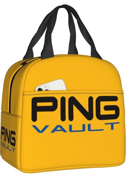 No.1 Stili 22X20X13CM Golf Logosu Yemek Kabı Kadın Su Geçirmez Soğutucu Termal Gıda Yalıtımlı Öğle Yemeği Çantası Çocuklar Okul Çocukları Taşınabilir Bez Çantalar (Yurt Dışından)