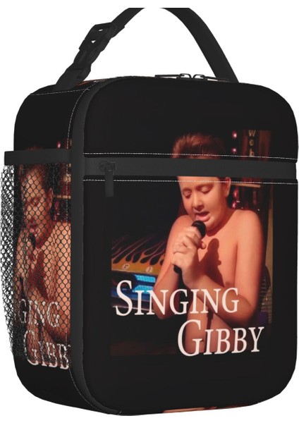 No.6 Stili 26X21X11CM Komik Gibby Muz Yalıtımlı Öğle Yemeği Çantaları Açık Yeniden Kullanılabilir Termal Soğutucu Yemek Kabı Kadın Çocuk (Yurt Dışından)