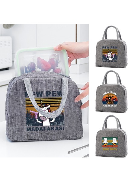 4PEW006 Stili Soğutucu Gıda Öğle Yemeği Çantaları Okul Çocuk Yemeği Yalıtımlı Tote Anime Baskılı Bento Kutusu Organizatör Paketi Seyahat Termal Çanta (Yurt Dışından) indirimleri