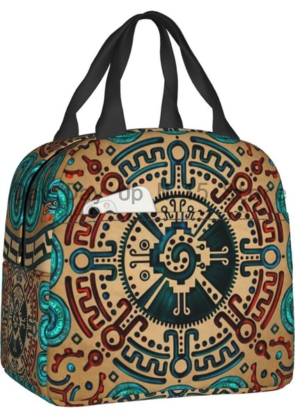 No.11 Tarzı 22X20X13CM Maya Hunab Ku Çift Başlı Yılan Yalıtımlı Yemek Çantası Kadınlar Için Yeniden Kullanılabilir Soğutucu Termal Gıda Yemek Kabı Okul (Yurt Dışından) fiyatları