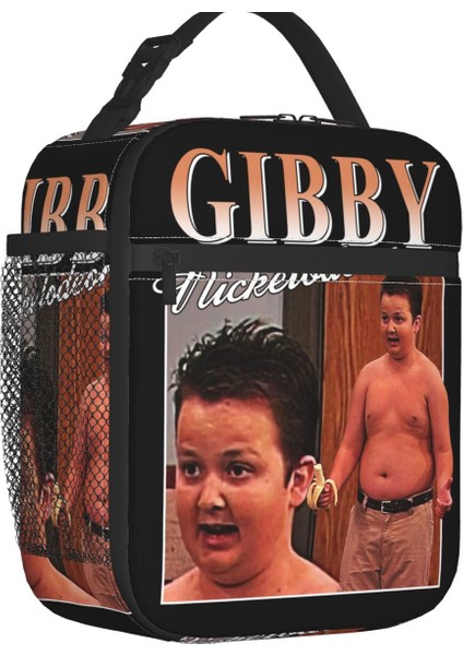 No.4 Stili 26X21X11CM Komik Gibby Muz Yalıtımlı Öğle Yemeği Çantaları Açık Yeniden Kullanılabilir Termal Soğutucu Yemek Kabı Kadın Çocuk (Yurt Dışından)