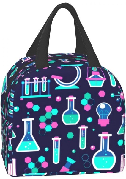 No.8 Tarzı 22X20X13CM Pembe Bilim Yalıtımlı Yemek Çantası Kadınlar Için Kimyasal Laboratuvar Kimya Teknolojisi Taşınabilir Termal Soğutucu Bento Kutusu (Yurt Dışından) fırsatları