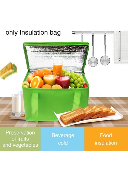 Kırmızı Stil 20X23X35CM Katlanabilir Yalıtımlı Çanta Buz Paketi Alüminyum Folyo Su Geçirmez Büyük Kapasiteli Gıda Taşınabilir Termal Soğutucu Kek Çantaları Su Geçirmez (Yurt Dışından) indirimleri