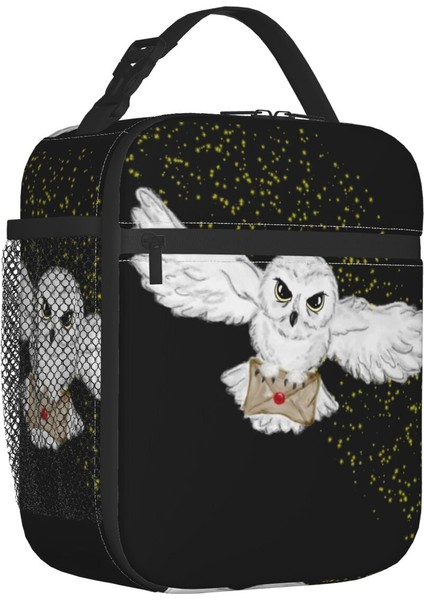 No.2 Tarzı 21X11X26CM Baykuş Uçuş Tote Çanta Yalıtımlı Öğle Yemeği Çantası Kadınlar Için Taşınabilir Cadı Sihirli Soğutucu Termal Bento Kutusu Çocuklar Okul Çocukları (Yurt Dışından)