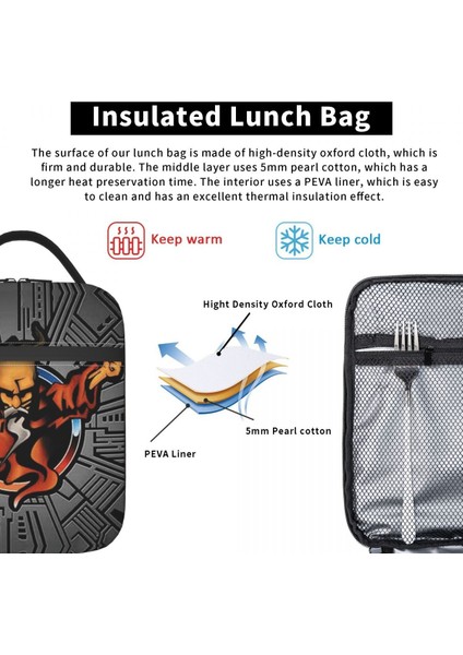 No.3 Tarzı 26X21X11CM Özel Thunderdome Müzik Festivali Öğle Yemeği Çantası Erkek Kadın Termal Soğutucu Yalıtımlı Yemek Kabı Çocuklar Için Okul (Yurt Dışından) indirimleri