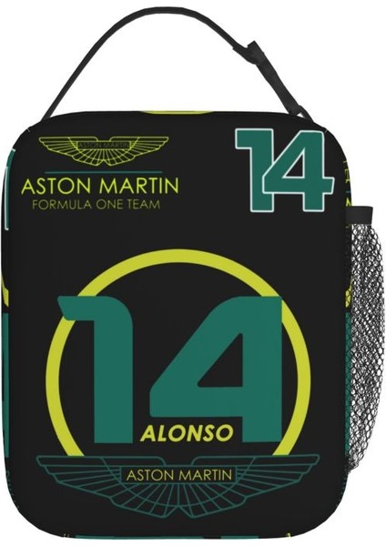 No.5 Tarzı 22X20X13CM Aston Martin F1 Fernando Alonso Takımı Ürün Öğle Yemeği Kutuları Termal Yalıtımlı Soğutucu Termal Öğle Yemeği Çantası Kutusu (Yurt Dışından)