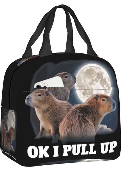 No.3 Tarzı 22X20X13CM My Spirit Animal, Kadınlar Için Kapibara Yalıtımlı Öğle Yemeği Çantası Su Geçirmez Hayvan Pet Termal Soğutucu Bento Kutusu Çocuklar Okul Çocukları (Yurt Dışından)