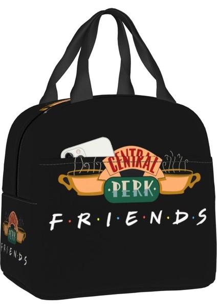 No.21 Stili 22X20X13CM Özel Komik Tv Gösterisi Arkadaşlar Öğle Yemeği Çantası Kadın Sıcak Soğutucu Yalıtımlı Yemek Kabı Öğrenci Okul Çalışması Için Tote Çanta (Yurt Dışından)