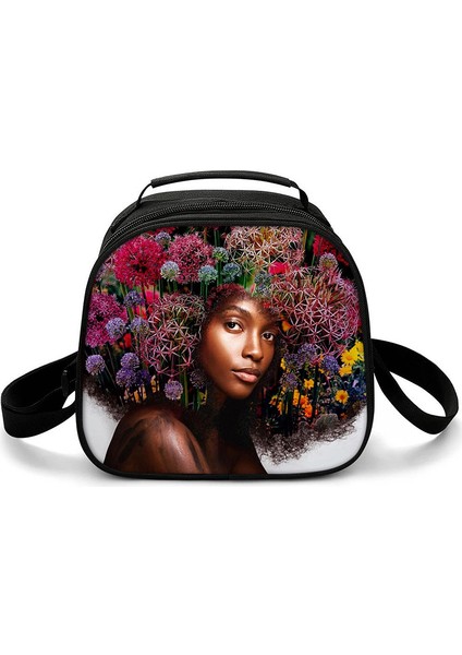 No.10 Stili 20CMX12,5CMX20CM Afrika Kız Erkek Kız Çocuklar Crossbody Yalıtımlı Öğle Yemeği Çantası Buz Kutusu Çantası Öğle Yemeği Çantası Gıda Soğutucu Çanta Çocuklar Için (Yurt Dışından)