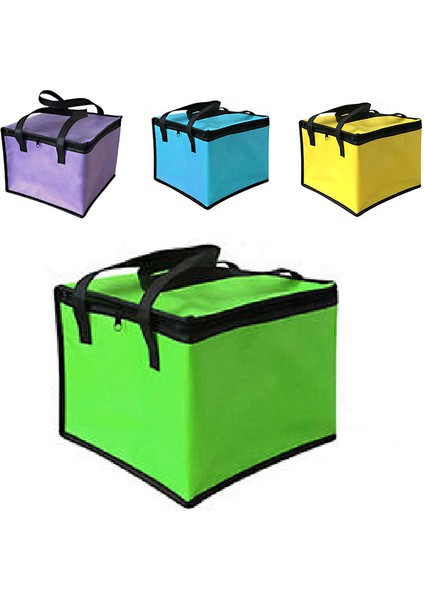 Mor Tarzı 29X29X23CM Yalıtımlı Termal Soğutucu Çanta Serin Öğle Yemeği Yiyecekleri Içecek Kutuları Içecek Depolama Büyük Kare Soğutulmuş Çanta Z Teneke Folyo Gıda Torbaları (Yurt Dışından) fiyatları