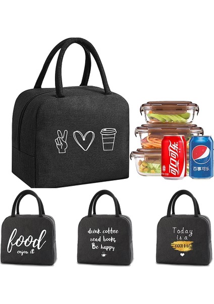 4FOOD004 Stili Öğle Yemeği Taşıma Çantası Yalıtımlı Termal Taşınabilir Çantalar Kadınlar Için Çocuk Okul Gezisi Lu Akşam Yemeği Soğutucu Gıda Kanvas Çanta (Yurt Dışından) fiyatları