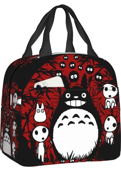No.16 Stili 22X20X10CM Komşum Totoro Yalıtımlı Öğle Yemeği Çantası Kadınlar Için Su Geçirmez Miyazaki Hayao Anime Soğutucu Termal Yemek Kabı Çocuklar Okul Çocukları (Yurt Dışından)