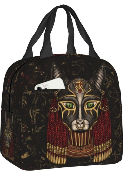 No.8 Tarzı 22X20X13CM Bastet Mısır Tanrıçası Yalıtımlı Öğle Yemeği Çantası Kadınlar Için Su Geçirmez Etnik Antik Mısır Soğutucu Termal Yemek Çantası Ofis Çalışması (Yurt Dışından) fiyatları