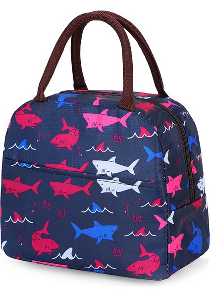 No.12 Tarzı 23X13X19CM Öğle Yemeği Çantası Askılı Saplı Soğutucu Çanta Kadın Taşınabilir Gıda Çantası Çalışma Öğrenci Termal Yemek Kabı Termal Çanta Buzdolabı Çantası (Yurt Dışından)