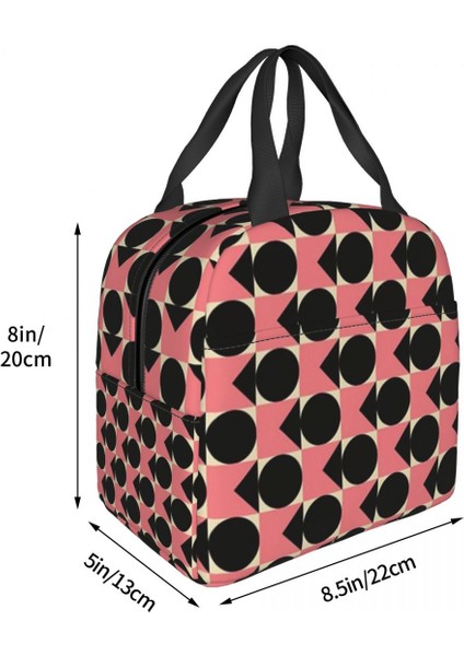 No.2 Tarzı 22X20X13CM Orla Kiely Yalıtımlı Öğle Yemeği Çantaları Okul Ofis Için Soyut Geometrik Sanat Yeniden Kullanılabilir Termal Soğutucu Bento Kutusu Kadın Çocuk (Yurt Dışından) fırsatları