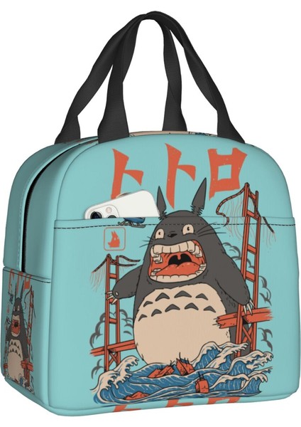 No.2 Tarzı 22X20X10CM Komşum Totoro Yalıtımlı Öğle Yemeği Çantası Kadınlar Için Su Geçirmez Miyazaki Hayao Anime Soğutucu Termal Yemek Kabı Çocuklar Okul Çocukları (Yurt Dışından)