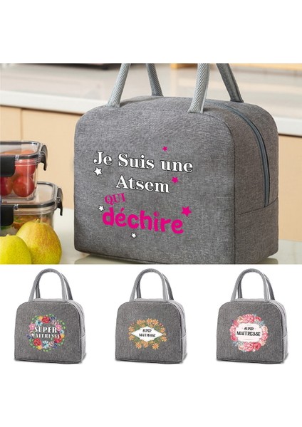 4MAITRESSE007 Tarzı Gıda Öğle Yemeği Çantası Maitresse Baskı Öğrencileri Yemeklerle Çalışmaya Gitmek Alüminyum Folyo Çocuk Taşınabilir Yalıtımlı Akşam Yemeği Çanta Soğutucu Çantalar (Yurt Dışından) indirimleri