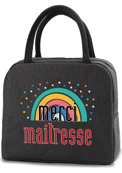 4MAITRESSE038 Tarzı Yalıtımlı Öğle Yemeği Çantası Kadın Çocuklar Için Soğutucu Kese Taşınabilir Çalışma Öğle Yemeği Kutusu Buz Paketi Tote Gıda Termal Çanta Maitresse Çanta (Yurt Dışından)