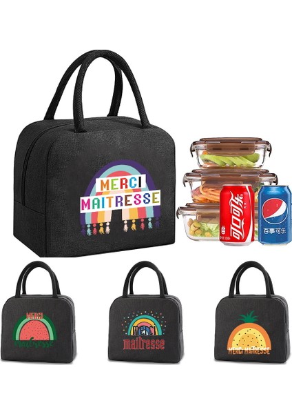 4MAITRESSE038 Tarzı Yalıtımlı Öğle Yemeği Çantası Kadın Çocuklar Için Soğutucu Kese Taşınabilir Çalışma Öğle Yemeği Kutusu Buz Paketi Tote Gıda Termal Çanta Maitresse Çanta (Yurt Dışından) indirimleri