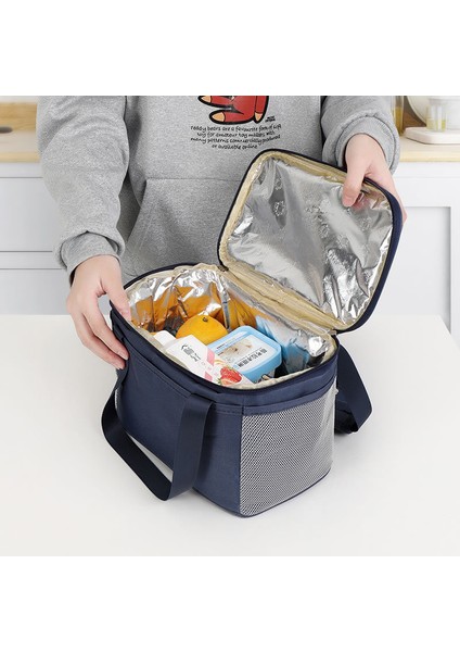 Donanma-S Tarzı Yeni Yalıtımlı Soğutucu Çanta Taşınabilir Termal Öğle Yemeği Saklama Kutusu Kamp Gıda Kabı Buz Paketi Yalıtımlı Termo Buzdolabı (Yurt Dışından) indirimleri