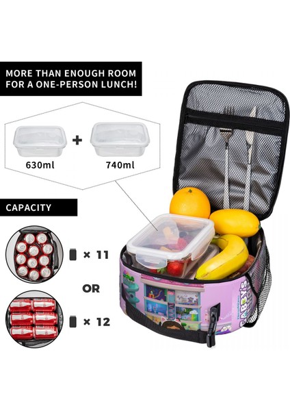 No.3 Tarzı 26X21X11CM Gabbys Dollhouse Yalıtımlı Öğle Yemeği Çantaları Okul Ofis Için Pandy Paws Gabby Denizkızı Kedi Sızdırmaz Termal Soğutucu Bento Kutusu Kadın (Yurt Dışından) fırsatları