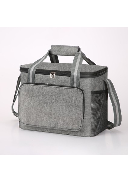 Kırmızı Stil 15L Taşınabilir Termal Öğle Yemeği Çantası Yiyecek Kutusu Dayanıklı Su Geçirmez Ofis Soğutucu Yemek Kabı Buz Yalıtımlı Kılıf Kamp Oxford Akşam Yemeği Çantası (Yurt Dışından) fırsatları