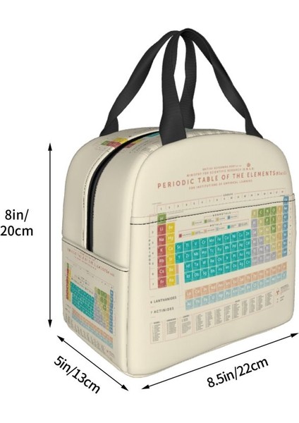 No.7 Tarzı 22X20X10CM Elemanları Periyodik Tablo Isı Yalıtımlı Öğle Yemeği Çantası Bilim Kimya Kimyasal Taşınabilir Yemek Çantası Okul Için Depolama Yiyecek Kutusu (Yurt Dışından) fırsatları
