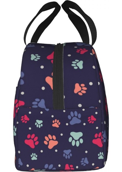 No.18 Stili 22X20X13CM Komik Köpek Paw Desen Termal Yalıtımlı Öğle Yemeği Çantası Kadın Yeniden Kullanılabilir Yemek Kabı Açık Çok Fonksiyonlu Yiyecek Kutusu (Yurt Dışından) modelleri