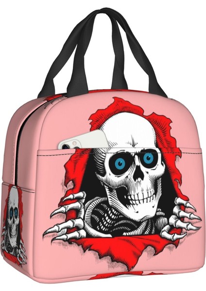 No.11 Tarzı 22X20X13CM Kafatası Yalıtımlı Öğle Yemeği Çantası Okul Ofis Için Yeniden Kullanılabilir Termal Soğutucu Yemek Kabı Kadın Çocuk Gıda Konteyner Bez Çantalar (Yurt Dışından)