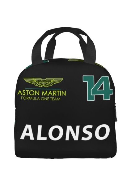 No.14 Tarzı 22X20X13CM Aston Martin F1 Fernando Alonso Takımı Ürün Öğle Yemeği Kutuları Termal Yalıtımlı Soğutucu Termal Öğle Yemeği Çantası Kutusu (Yurt Dışından)