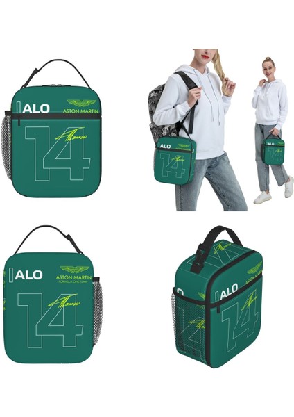 No.14 Tarzı 22X20X13CM Aston Martin F1 Fernando Alonso Takımı Ürün Öğle Yemeği Kutuları Termal Yalıtımlı Soğutucu Termal Öğle Yemeği Çantası Kutusu (Yurt Dışından) fırsatları