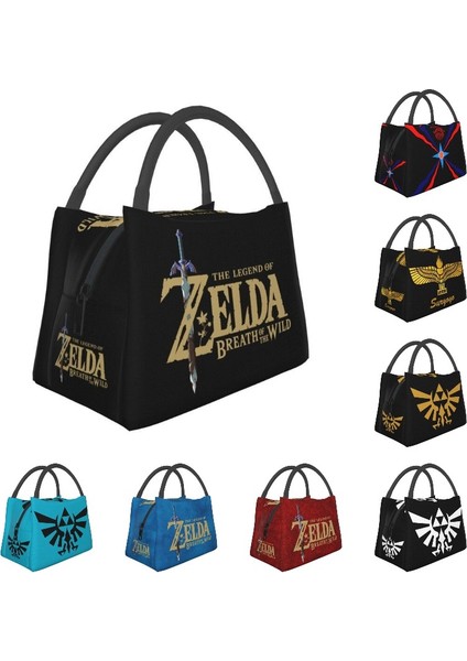 No.2 Tarzı 28X18X16,5CM Sıcak Oyun Zeldas Legend Yalıtımlı Öğle Yemeği Çantaları Kadınlar Için Yeniden Kullanılabilir Soğutucu Termal Yemek Kabı Ofis Seyahat (Yurt Dışından) fiyatları