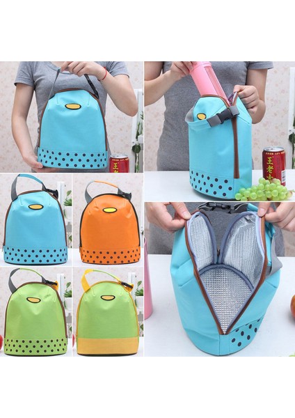 Mavi Stil Taşınabilir Soğutucu Tote Yalıtımlı Kanvas Öğle Yemeği Çantası Termal Gıda Bento Öğle Yemeği Çantaları Bolsa Termica (Yurt Dışından) modelleri