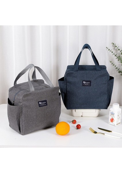 Siyah Stil Büyük Kapasiteli Soğutucu Çanta Su Geçirmez Oxford Taşınabilir Fermuar Termal Öğle Yemeği Çantaları Yalıtımlı Dondurucu Çanta Kamp Çantası (Yurt Dışından) fiyatları