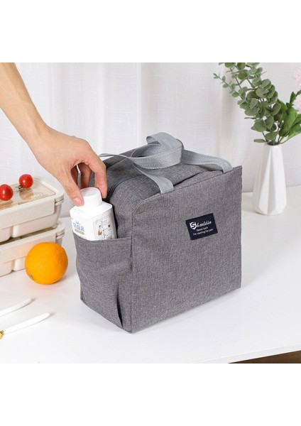 Siyah Stil Büyük Kapasiteli Soğutucu Çanta Su Geçirmez Oxford Taşınabilir Fermuar Termal Öğle Yemeği Çantaları Yalıtımlı Dondurucu Çanta Kamp Çantası (Yurt Dışından) indirimleri