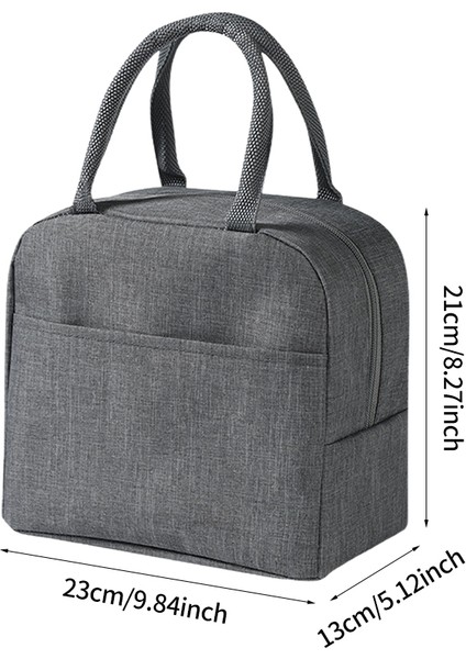 Öğrenci Su Geçirmez Mini Taşınabilir Aşınmaya Dayanıklı Alüminyum Folyo Katı Öğle Yemeği Çantası Büyük Kapasiteli Okul Fermuar Kapatma (Yurt Dışından) fırsatları