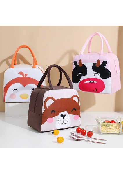 No.3 Tarzı Kadınlar ve Çocuklar Için Su Geçirmez Yalıtımlı Öğle Yemeği Çantası, Sevimli Karikatür Gıda Saklama Kabı Çanta (Yurt Dışından) fırsatları