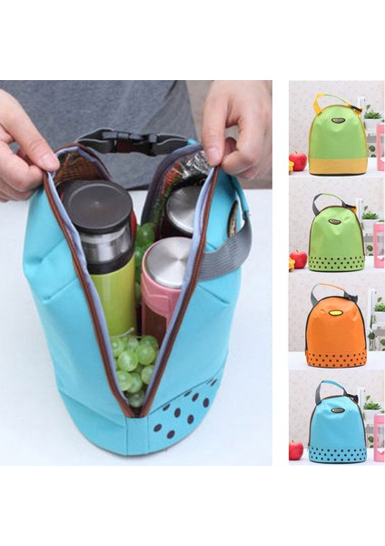 Turuncu Tarzı Taşınabilir Soğutucu Tote Yalıtımlı Kanvas Öğle Yemeği Çantası Termal Gıda Bento Öğle Yemeği Çantaları Bolsa Termica (Yurt Dışından) fiyatları