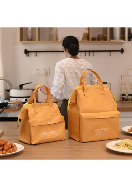 Donanma-S Tarzı Büyük Kapasiteli Öğle Yemeği Çantası Kadın Su Geçirmez Yalıtımlı Omuz Crossbody Çanta Yemek Kabı Için Taşınabilir Taze Soğutucu Çanta (Yurt Dışından) fırsatları