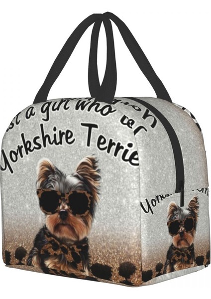 No.21 Stili 22X20X13CM Sadece Yorkies'i Seven Bir Kız Termal Yalıtımlı Öğle Yemeği Çantası Yorkshire Terrier Yeniden Kullanılabilir Öğle Yemeği Kabı Çok Fonksiyonlu Yiyecek Kutusu (Yurt Dışından) modelleri