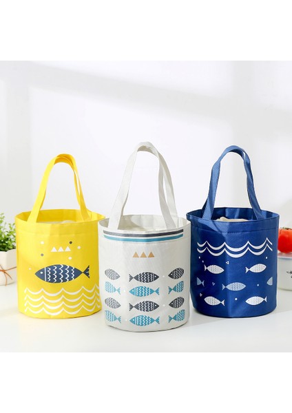 Sarı Tarzı Karikatür Taşınabilir Öğle Yemeği Çantası Termal Öğle Yemeği Kutusu Gıda Depolama El Çantaları Seyahat Çantası Yalıtımlı Soğutucu Öğle Yemeği Çantası (Yurt Dışından) fiyatları